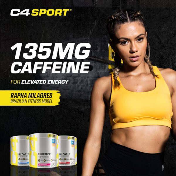 6895cf48302e95707e3feaeff9b82080c01dbe7b7c4e6c8abba32.jpg Cellucor C4 Sport Pre Workout Powder Watermelon - Pre Workout Energy with Creatine + 135mg Caffeine and Beta-Alanine Performance Blend - NSF Certified for Sport 30 Servings