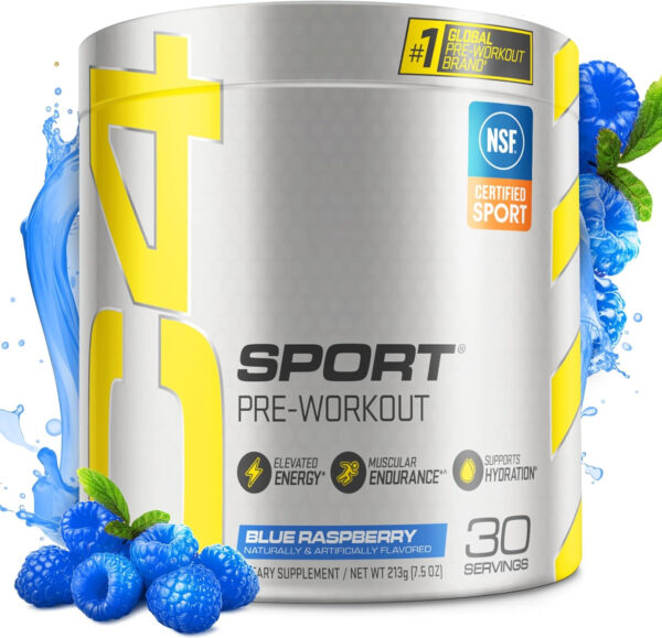 6895cf4b281b89848bd115aacdb96301412546d29126c1d46c4e5.jpg Cellucor C4 Sport Pre Workout Powder Watermelon - Pre Workout Energy with Creatine + 135mg Caffeine and Beta-Alanine Performance Blend - NSF Certified for Sport 30 Servings