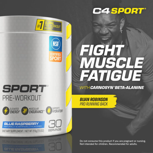 6895cf4e4e65fa2019fe30803de69681d675a59eaa372661c409e.jpg Cellucor C4 Sport Pre Workout Powder Watermelon - Pre Workout Energy with Creatine + 135mg Caffeine and Beta-Alanine Performance Blend - NSF Certified for Sport 30 Servings