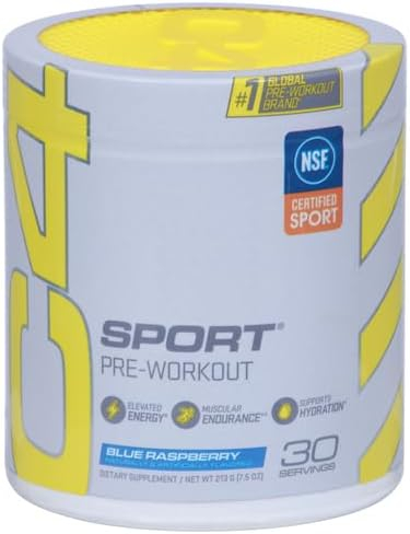 6895cf4fc6901a6526b492bc70b1ea8874fc290bf2aee967fd3d1.jpg Cellucor C4 Sport Pre Workout Powder Watermelon - Pre Workout Energy with Creatine + 135mg Caffeine and Beta-Alanine Performance Blend - NSF Certified for Sport 30 Servings