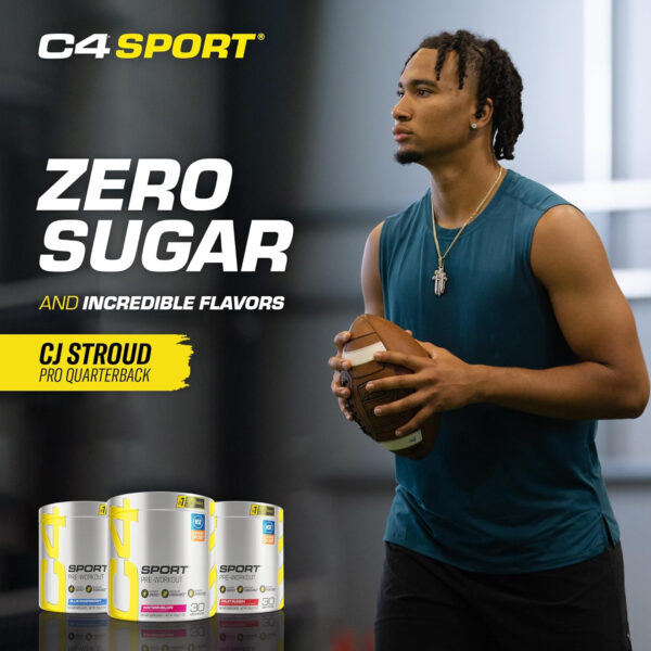 6895cf5088c3c04e2439df232f0efaba49c72b05b276cbc7fedf8.jpg Cellucor C4 Sport Pre Workout Powder Watermelon - Pre Workout Energy with Creatine + 135mg Caffeine and Beta-Alanine Performance Blend - NSF Certified for Sport 30 Servings