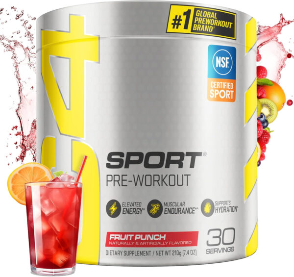 6895cf56728eb9dd743b3736e307db49366e12886d7c271f9e88e.jpg Cellucor C4 Sport Pre Workout Powder Watermelon - Pre Workout Energy with Creatine + 135mg Caffeine and Beta-Alanine Performance Blend - NSF Certified for Sport 30 Servings