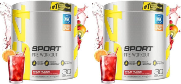 6895cf5d880760e51e908a680300e1f8c6bee30c003d0352507d8.jpg Cellucor C4 Sport Pre Workout Powder Watermelon - Pre Workout Energy with Creatine + 135mg Caffeine and Beta-Alanine Performance Blend - NSF Certified for Sport 30 Servings
