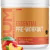 RAW Nutrition - Essential Pre - Chris Bumstead Pre Workout Formula, Sports Nutrition Pre-Workout Powders | Men & Womens Drink, Energy Powder for Working Out (Peach Mango)