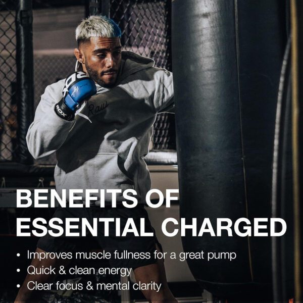 RAW Nutrition - Essential Pre - Chris Bumstead Pre Workout Formula, Sports Nutrition Pre-Workout Powders | Men & Womens Drink, Energy Powder for Working Out (Peach Mango)