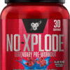 6895d07ca6a1797218efc34e9fe34147c057c889a8cd62a6cb1f7.jpg BSN N.O.-XPLODE Pre Workout Powder, Energy Supplement for Men and Women with Creatine and Beta-Alanine, Flavor: Fruit Punch, 30 Servings