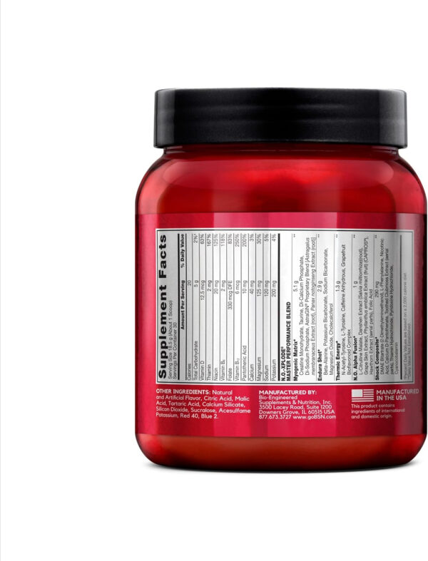 6895d0abaa678c08ca0fab202711c39b75a0552ac1bae01dba29d.jpg BSN N.O.-XPLODE Pre Workout Powder, Energy Supplement for Men and Women with Creatine and Beta-Alanine, Flavor: Fruit Punch, 30 Servings