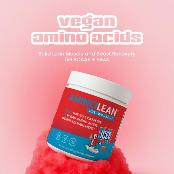 RSP NUTRITION AminoLean Pre Workout Powder, Amino Energy & Weight Management with Vegan BCAA Amino Acids, Natural Caffeine, Preworkout Boost for Men & Women, 30 Serv, Pink Lemonade…