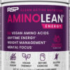 RSP NUTRITION AminoLean Pre Workout Powder, Amino Energy & Weight Management with Vegan BCAA Amino Acids, Natural Caffeine, Preworkout Boost for Men & Women, 30 Serv, Pink Lemonade…