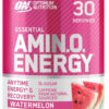 Optimum Nutrition Amino Energy - Pre Workout with Green Tea, BCAA, Amino Acids, Keto Friendly, Green Coffee Extract, Energy Powder - Watermelon, 30 Servings (Packaging May Vary)