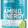 Optimum Nutrition Amino Energy - Pre Workout with Green Tea, BCAA, Amino Acids, Keto Friendly, Green Coffee Extract, Energy Powder - Watermelon, 30 Servings (Packaging May Vary)
