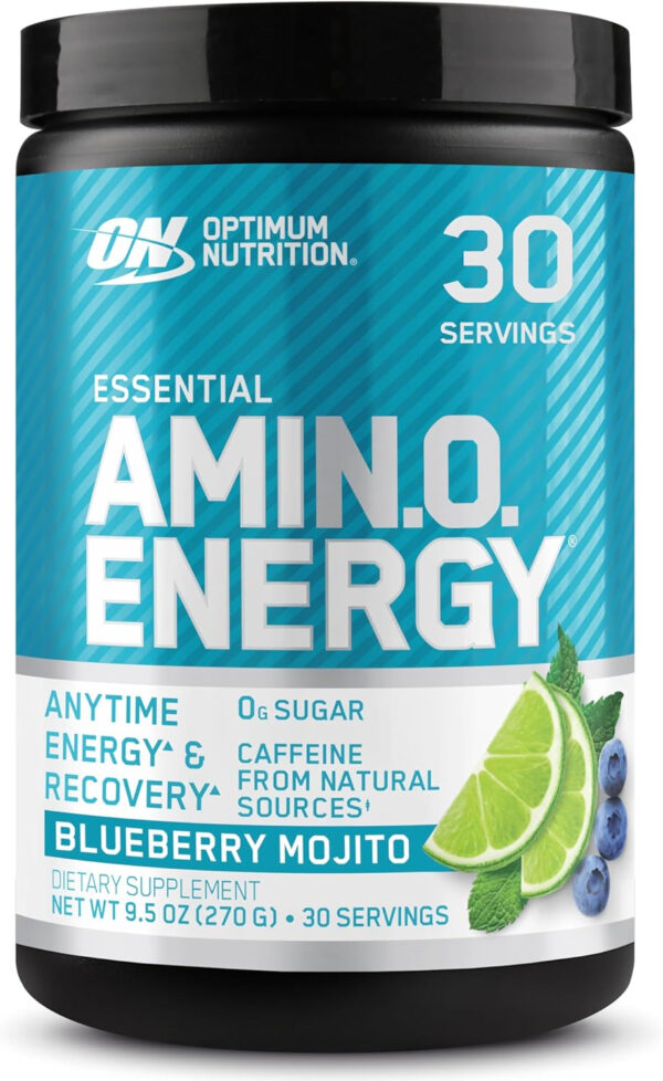 Optimum Nutrition Amino Energy - Pre Workout with Green Tea, BCAA, Amino Acids, Keto Friendly, Green Coffee Extract, Energy Powder - Watermelon, 30 Servings (Packaging May Vary)