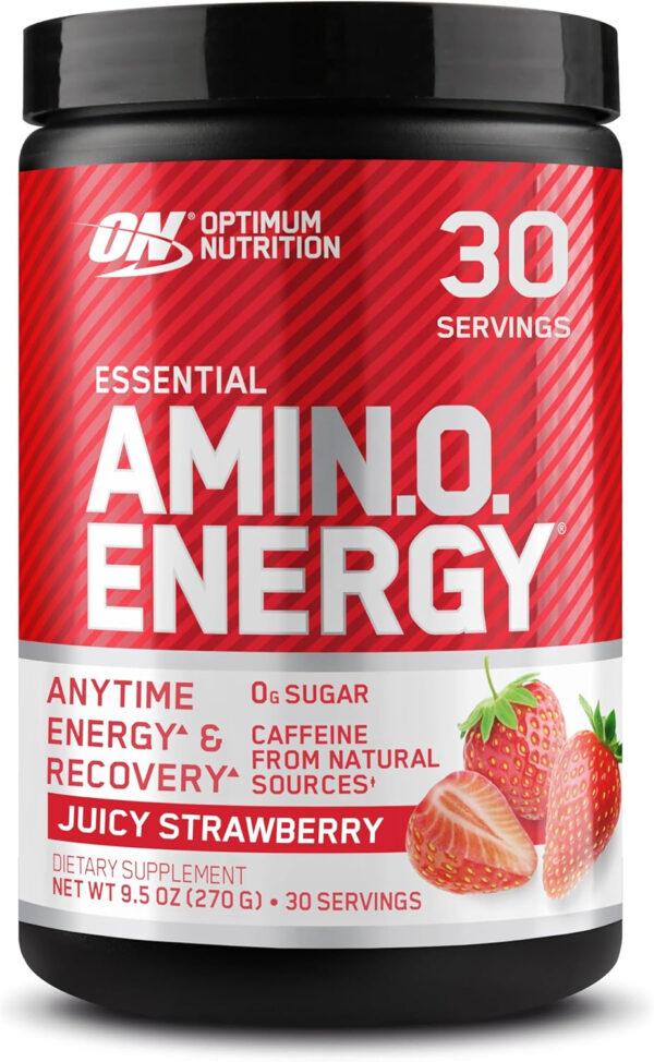 Optimum Nutrition Amino Energy - Pre Workout with Green Tea, BCAA, Amino Acids, Keto Friendly, Green Coffee Extract, Energy Powder - Watermelon, 30 Servings (Packaging May Vary)