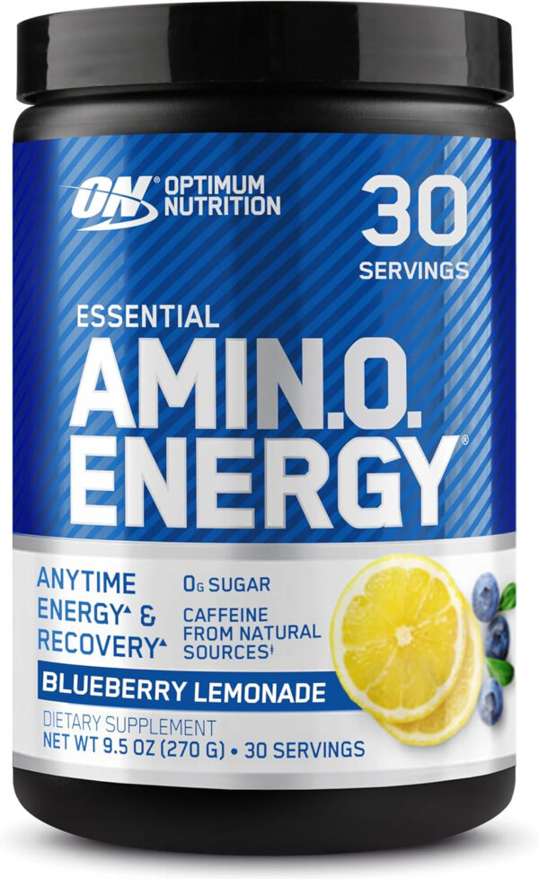 Optimum Nutrition Amino Energy - Pre Workout with Green Tea, BCAA, Amino Acids, Keto Friendly, Green Coffee Extract, Energy Powder - Watermelon, 30 Servings (Packaging May Vary)