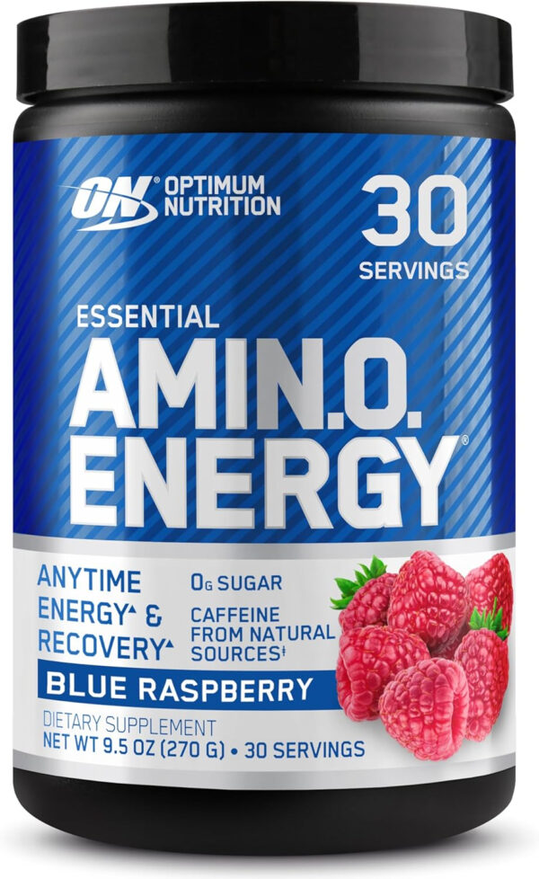Optimum Nutrition Amino Energy - Pre Workout with Green Tea, BCAA, Amino Acids, Keto Friendly, Green Coffee Extract, Energy Powder - Watermelon, 30 Servings (Packaging May Vary)