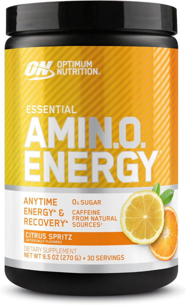 Optimum Nutrition Amino Energy - Pre Workout with Green Tea, BCAA, Amino Acids, Keto Friendly, Green Coffee Extract, Energy Powder - Watermelon, 30 Servings (Packaging May Vary)