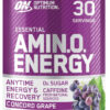 Optimum Nutrition Amino Energy - Pre Workout with Green Tea, BCAA, Amino Acids, Keto Friendly, Green Coffee Extract, Energy Powder - Watermelon, 30 Servings (Packaging May Vary)