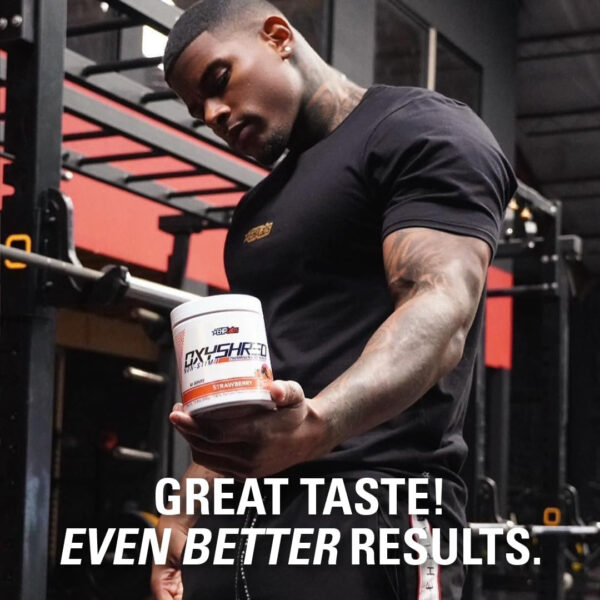 6895d379d5d992b5dc4619cf76c1ac09be50fb5bb0bb921b1c296.jpg EHP Labs OxyShred Thermogenic Fat Burner - Pre-Workout Powder with L-Glutamine, Acetyl L-Carnitine, Metabolism Booster, Weight Loss, Appetite Control, Energy Drink, Dr. Soda Pop, 60 Servings