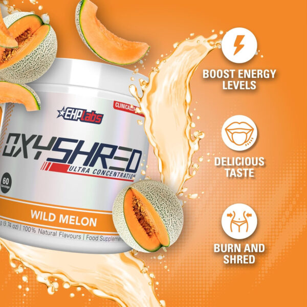 6895d381c88d978d50b58daa0af333028c71ce506b9af9883d2ca.jpg EHP Labs OxyShred Thermogenic Fat Burner - Pre-Workout Powder with L-Glutamine, Acetyl L-Carnitine, Metabolism Booster, Weight Loss, Appetite Control, Energy Drink, Dr. Soda Pop, 60 Servings