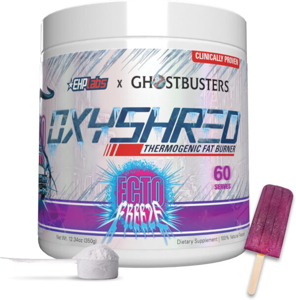 6895d38c4616d331d9f95d5956a609d44e3558d24f2db0f1dc127.jpg EHP Labs OxyShred Thermogenic Fat Burner - Pre-Workout Powder with L-Glutamine, Acetyl L-Carnitine, Metabolism Booster, Weight Loss, Appetite Control, Energy Drink, Dr. Soda Pop, 60 Servings