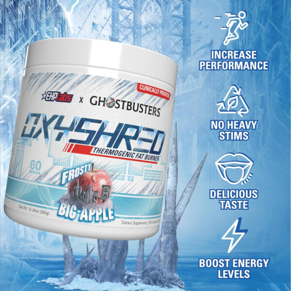 6895d3ad07ad055d0ba1ece4a348a1eb6d513f79db0702ebbcbe6.jpg EHP Labs OxyShred Thermogenic Fat Burner - Pre-Workout Powder with L-Glutamine, Acetyl L-Carnitine, Metabolism Booster, Weight Loss, Appetite Control, Energy Drink, Dr. Soda Pop, 60 Servings