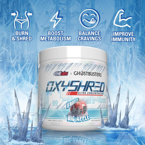 6895d3ae91942a2297aeadc6b99cf9296382029d0f670b551f4df.jpg EHP Labs OxyShred Thermogenic Fat Burner - Pre-Workout Powder with L-Glutamine, Acetyl L-Carnitine, Metabolism Booster, Weight Loss, Appetite Control, Energy Drink, Dr. Soda Pop, 60 Servings