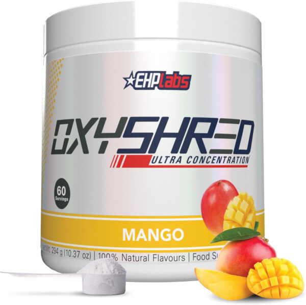6895d3b786612e621c4d81f3faa3860e038e3c296c1cc1ecbf1ae.jpg EHP Labs OxyShred Thermogenic Fat Burner - Pre-Workout Powder with L-Glutamine, Acetyl L-Carnitine, Metabolism Booster, Weight Loss, Appetite Control, Energy Drink, Dr. Soda Pop, 60 Servings