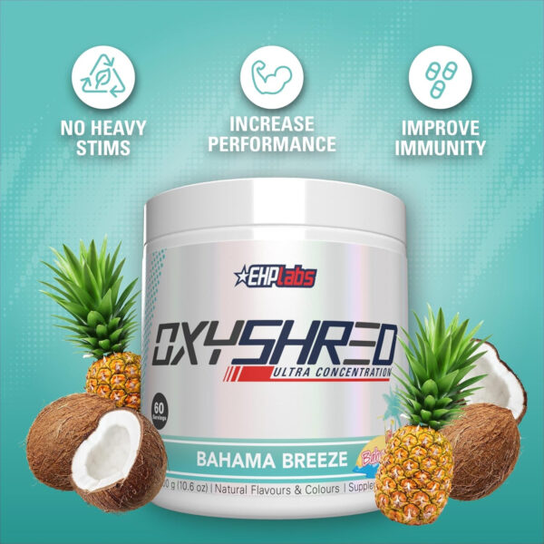 6895d3cc48a1ff47f6c72bdea4d0d3b054b2e0fd56387338b3870.jpg EHP Labs OxyShred Thermogenic Fat Burner - Pre-Workout Powder with L-Glutamine, Acetyl L-Carnitine, Metabolism Booster, Weight Loss, Appetite Control, Energy Drink, Dr. Soda Pop, 60 Servings