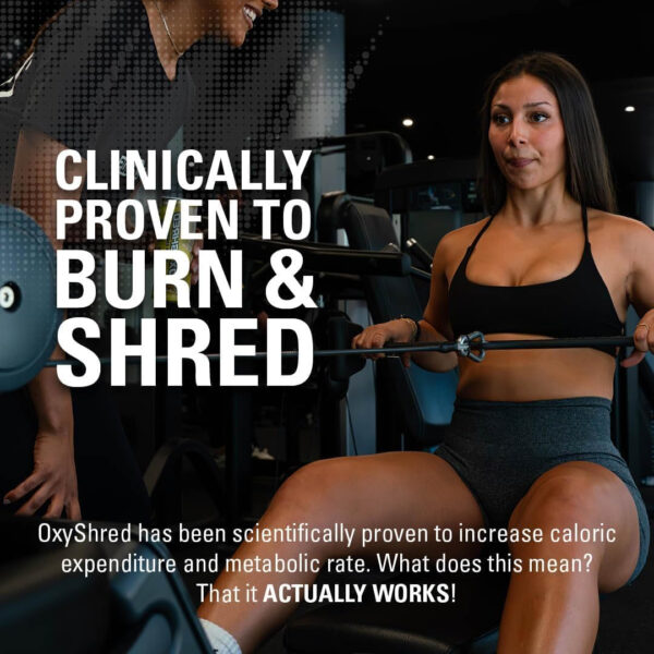 6895d3ce0c9b5cf21fc288958a1df6384cbc16405b06d1db73512.jpg EHP Labs OxyShred Thermogenic Fat Burner - Pre-Workout Powder with L-Glutamine, Acetyl L-Carnitine, Metabolism Booster, Weight Loss, Appetite Control, Energy Drink, Dr. Soda Pop, 60 Servings