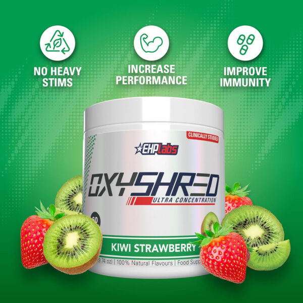 6895d3d90317c436732e80ddf47f8d0a07845211a95ae9acc85b1.jpg EHP Labs OxyShred Thermogenic Fat Burner - Pre-Workout Powder with L-Glutamine, Acetyl L-Carnitine, Metabolism Booster, Weight Loss, Appetite Control, Energy Drink, Dr. Soda Pop, 60 Servings