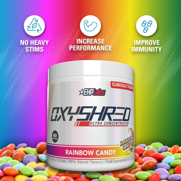 6895d3e8e1c5743e0e53aec6dc675b0f70c2e7ecce634bcb5d2be.jpg EHP Labs OxyShred Thermogenic Fat Burner - Pre-Workout Powder with L-Glutamine, Acetyl L-Carnitine, Metabolism Booster, Weight Loss, Appetite Control, Energy Drink, Dr. Soda Pop, 60 Servings