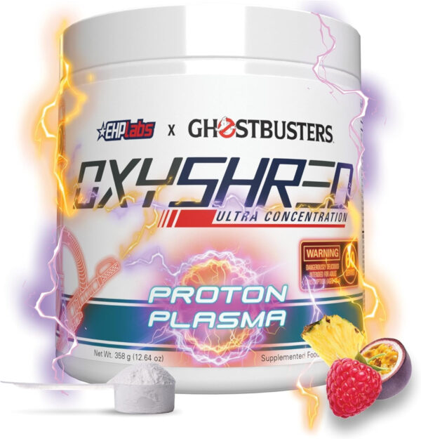 6895d3f0eb110cb8e6c855c078372b5ee447791a682d3926be786.jpg EHP Labs OxyShred Thermogenic Fat Burner - Pre-Workout Powder with L-Glutamine, Acetyl L-Carnitine, Metabolism Booster, Weight Loss, Appetite Control, Energy Drink, Dr. Soda Pop, 60 Servings