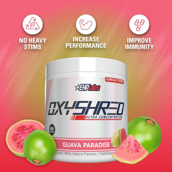 6895d400aa52051651d826b62169f9d4f6bccdf39710889f440c2.jpg EHP Labs OxyShred Thermogenic Fat Burner - Pre-Workout Powder with L-Glutamine, Acetyl L-Carnitine, Metabolism Booster, Weight Loss, Appetite Control, Energy Drink, Dr. Soda Pop, 60 Servings