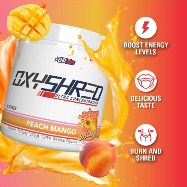 6895d40d91caf9fdbb6dc4a4e1d96a83e25d7238f9ca4164e3dbb.jpg EHP Labs OxyShred Thermogenic Fat Burner - Pre-Workout Powder with L-Glutamine, Acetyl L-Carnitine, Metabolism Booster, Weight Loss, Appetite Control, Energy Drink, Dr. Soda Pop, 60 Servings