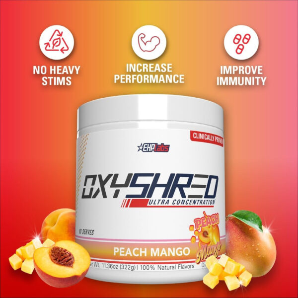 6895d40f24e8485e1e95c040ebd3aec742e19d39567f290ae7c24.jpg EHP Labs OxyShred Thermogenic Fat Burner - Pre-Workout Powder with L-Glutamine, Acetyl L-Carnitine, Metabolism Booster, Weight Loss, Appetite Control, Energy Drink, Dr. Soda Pop, 60 Servings