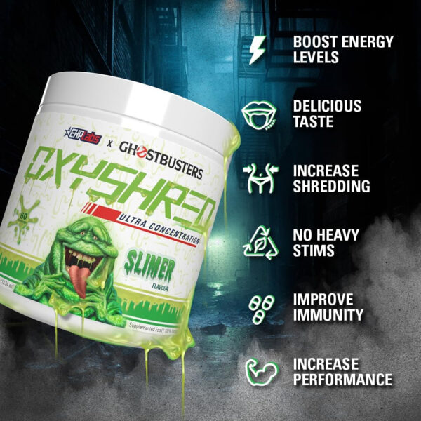 6895d418063bb2ad465c51541358733f525eed521e1ed0d74380c.jpg EHP Labs OxyShred Thermogenic Fat Burner - Pre-Workout Powder with L-Glutamine, Acetyl L-Carnitine, Metabolism Booster, Weight Loss, Appetite Control, Energy Drink, Dr. Soda Pop, 60 Servings