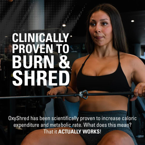 6895d429b9af1617d6f1dd53676a8ab04eb5ee5fdc171ea25cb1e.jpg EHP Labs OxyShred Thermogenic Fat Burner - Pre-Workout Powder with L-Glutamine, Acetyl L-Carnitine, Metabolism Booster, Weight Loss, Appetite Control, Energy Drink, Dr. Soda Pop, 60 Servings