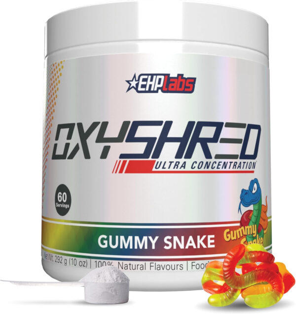 6895d4308592f1deb37feac0f3f03b699c56def8c8b48ad86e635.jpg EHP Labs OxyShred Thermogenic Fat Burner - Pre-Workout Powder with L-Glutamine, Acetyl L-Carnitine, Metabolism Booster, Weight Loss, Appetite Control, Energy Drink, Dr. Soda Pop, 60 Servings