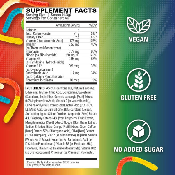 6895d433c530abb113c577300af1e01bd4ff35172e0a2481c471e.jpg EHP Labs OxyShred Thermogenic Fat Burner - Pre-Workout Powder with L-Glutamine, Acetyl L-Carnitine, Metabolism Booster, Weight Loss, Appetite Control, Energy Drink, Dr. Soda Pop, 60 Servings