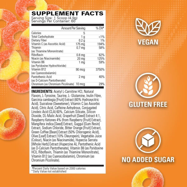 6895d4522b7ce4ca8215581fa6d3db03dd3f52f47c299a1e0d3ef.jpg EHP Labs OxyShred Thermogenic Fat Burner - Pre-Workout Powder with L-Glutamine, Acetyl L-Carnitine, Metabolism Booster, Weight Loss, Appetite Control, Energy Drink, Dr. Soda Pop, 60 Servings