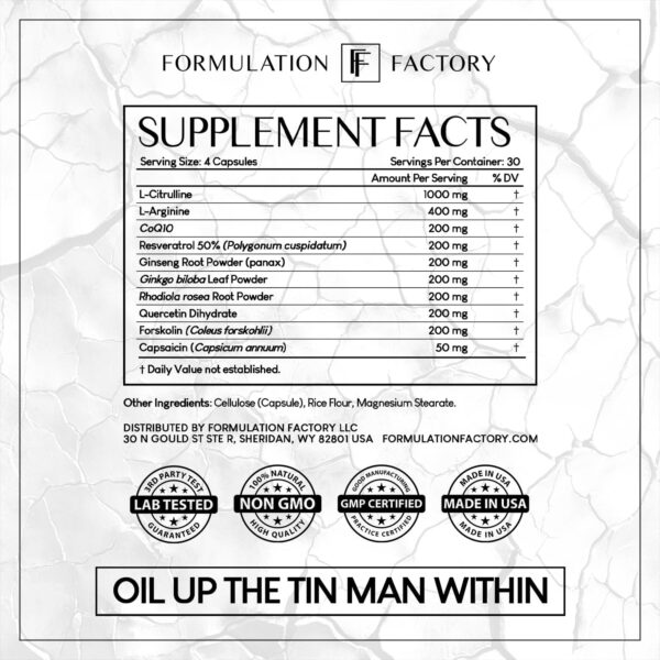 6895d625078d4da8c65d9bc101976760134fb91defae7d3b0d242.jpg Heart of Steel: 10-in-1 Metabolic Maximizer Nitric Oxide Supplement, Blood Pressure Support, L Arginine, L Citrulline Natural Pre-Workout: Energy Management 120 Count
