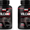 Force Factor Volcano Pre Workout Nitric Oxide Booster Supplement for Men with Creatine and L-Citrulline to Boost and Energy, Help Build Muscle, Better Pump and Workout, 120 Capsules