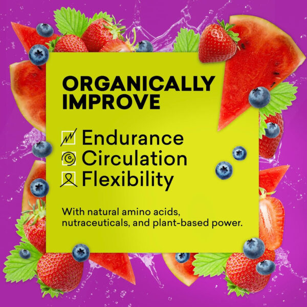 EBOOST POW Natural Pre Workout Powder - 20 Servings, Peach Nectar - Preworkout Energy Booster Gym Supplement Drink Mix for Men and Women - Performance, Joint Mobility Support - Gluten-Free