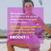 EBOOST POW Natural Pre Workout Powder - 20 Servings, Peach Nectar - Preworkout Energy Booster Gym Supplement Drink Mix for Men and Women - Performance, Joint Mobility Support - Gluten-Free