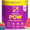 EBOOST POW Natural Pre Workout Powder - 20 Servings, Peach Nectar - Preworkout Energy Booster Gym Supplement Drink Mix for Men and Women - Performance, Joint Mobility Support - Gluten-Free