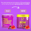 EBOOST POW Natural Pre Workout Powder - 20 Servings, Peach Nectar - Preworkout Energy Booster Gym Supplement Drink Mix for Men and Women - Performance, Joint Mobility Support - Gluten-Free
