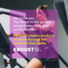 EBOOST POW Natural Pre Workout Powder - 20 Servings, Peach Nectar - Preworkout Energy Booster Gym Supplement Drink Mix for Men and Women - Performance, Joint Mobility Support - Gluten-Free