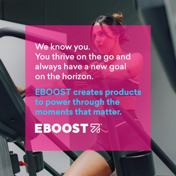 EBOOST POW Natural Pre Workout Powder - 20 Servings, Peach Nectar - Preworkout Energy Booster Gym Supplement Drink Mix for Men and Women - Performance, Joint Mobility Support - Gluten-Free