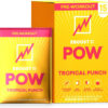 EBOOST POW Natural Pre Workout Powder - 20 Servings, Peach Nectar - Preworkout Energy Booster Gym Supplement Drink Mix for Men and Women - Performance, Joint Mobility Support - Gluten-Free
