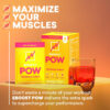 EBOOST POW Natural Pre Workout Powder - 20 Servings, Peach Nectar - Preworkout Energy Booster Gym Supplement Drink Mix for Men and Women - Performance, Joint Mobility Support - Gluten-Free